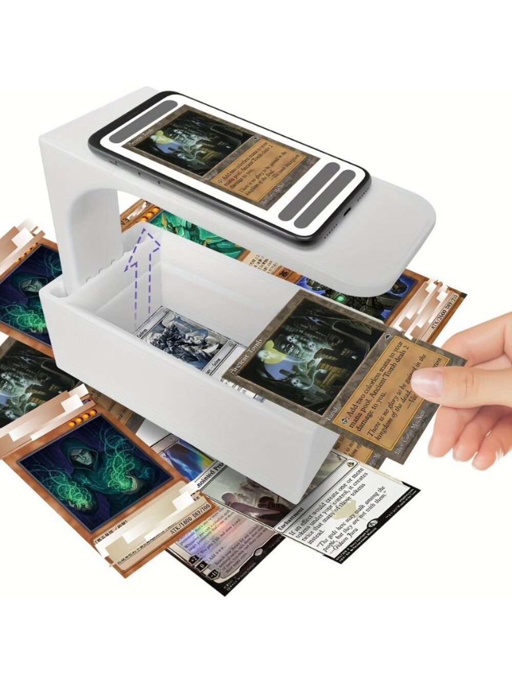 Trading Sports Card MTG Holder Mobile Scanner Organizer Listing Tool Slinger NEW